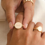 ANILLO WORLD NACRE GOLDEN