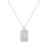 Collar retro M silver