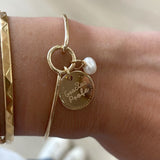 Brazalete charms mia golden