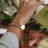 Brazalete charms mia golden