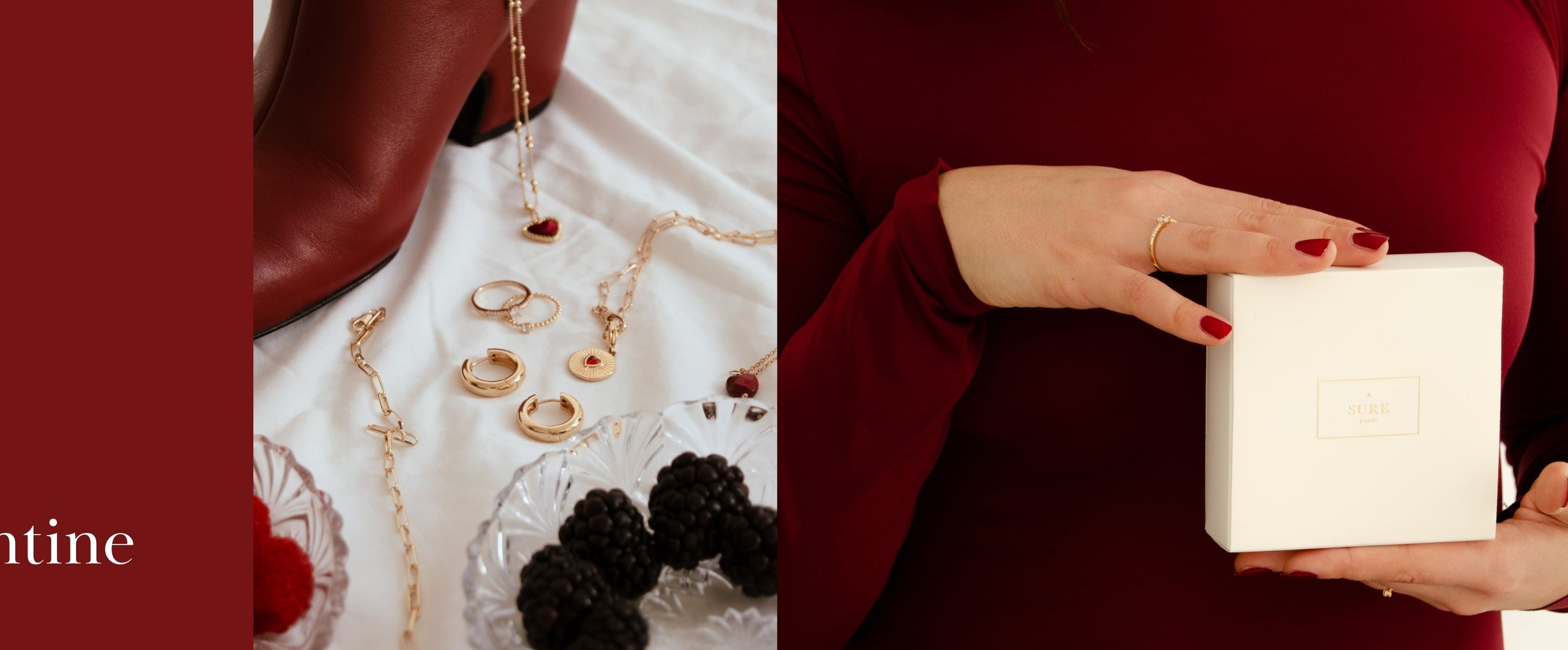 Joyas chapadas con 3 micras de oro de 18 kilates.   Elegantes y duraderas. san valentin