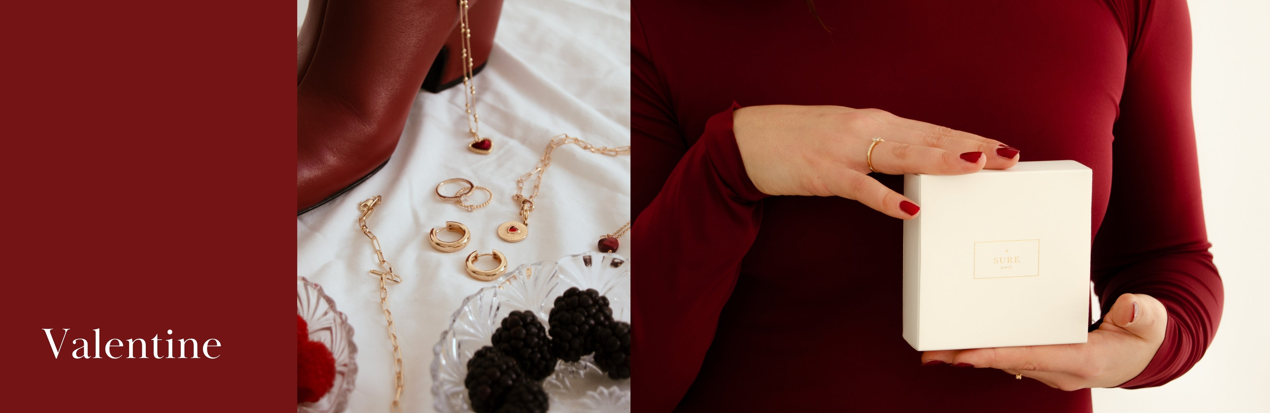Joyas chapadas con 3 micras de oro de 18 kilates.   Elegantes y duraderas. san valentin
