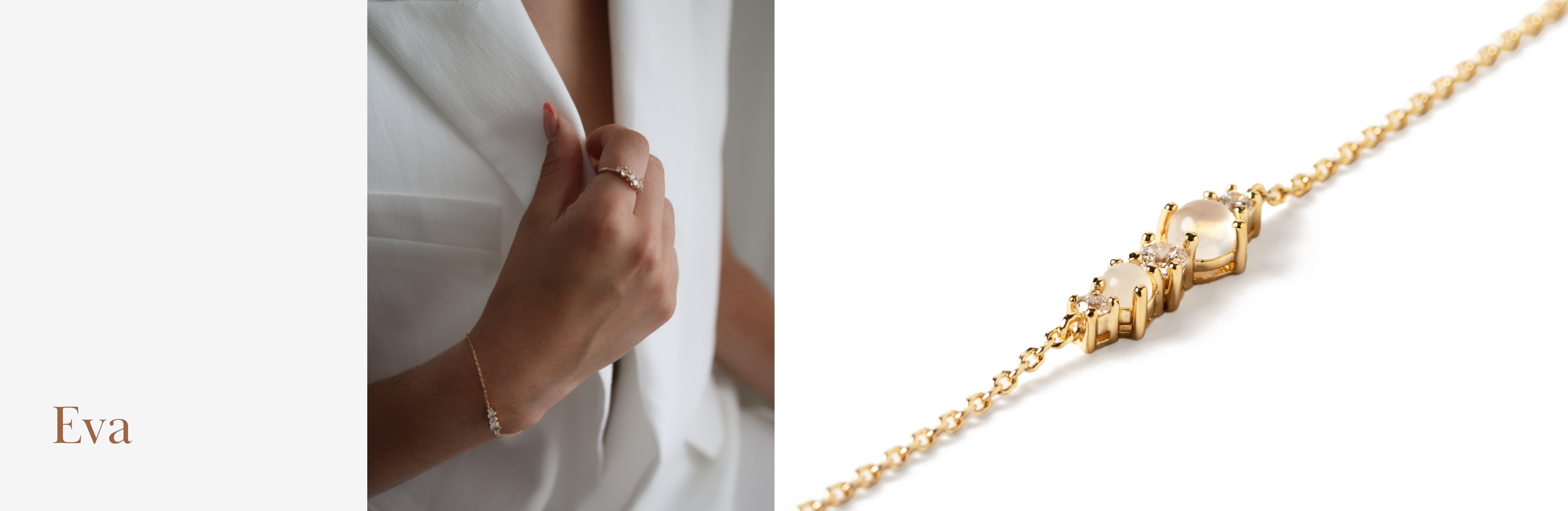 Joyas chapadas con 3 micras de oro de 18 kilates.   Elegantes y duraderas.