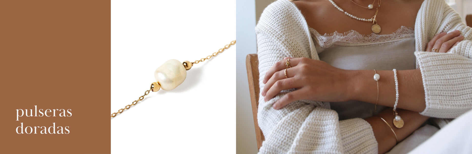 pulseras doradas,Joyas chapadas con 3 micras de oro de 18 kilates.   Elegantes y duraderas.