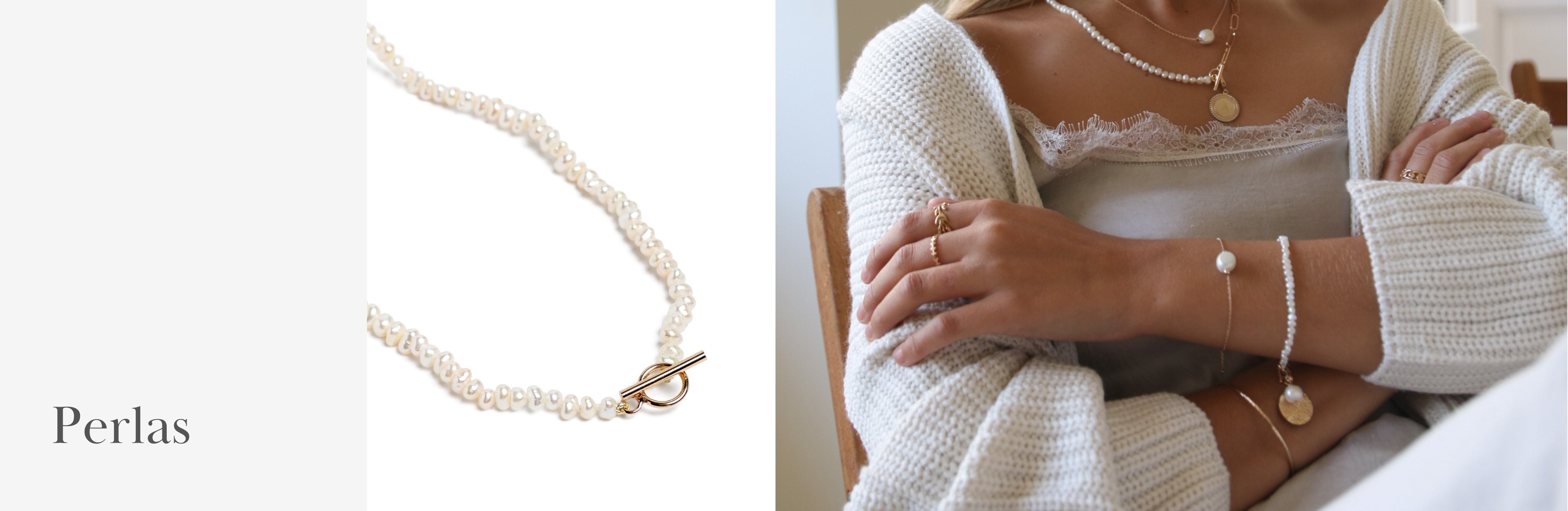 joyas con perlas