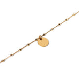 Pulsera perso bolitas golden