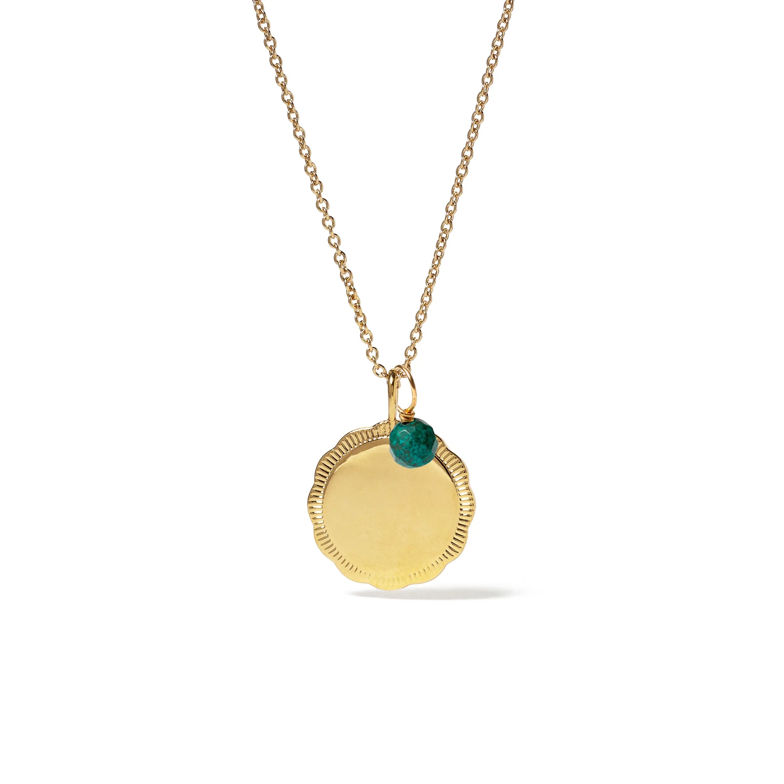 COLLAR LINA STONE 18MM GOLDEN