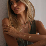 PULSERA DUNE AVENTURINA GOLDEN