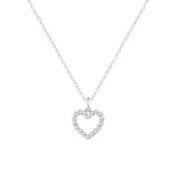 COLLAR COEUR BALLS SILVER