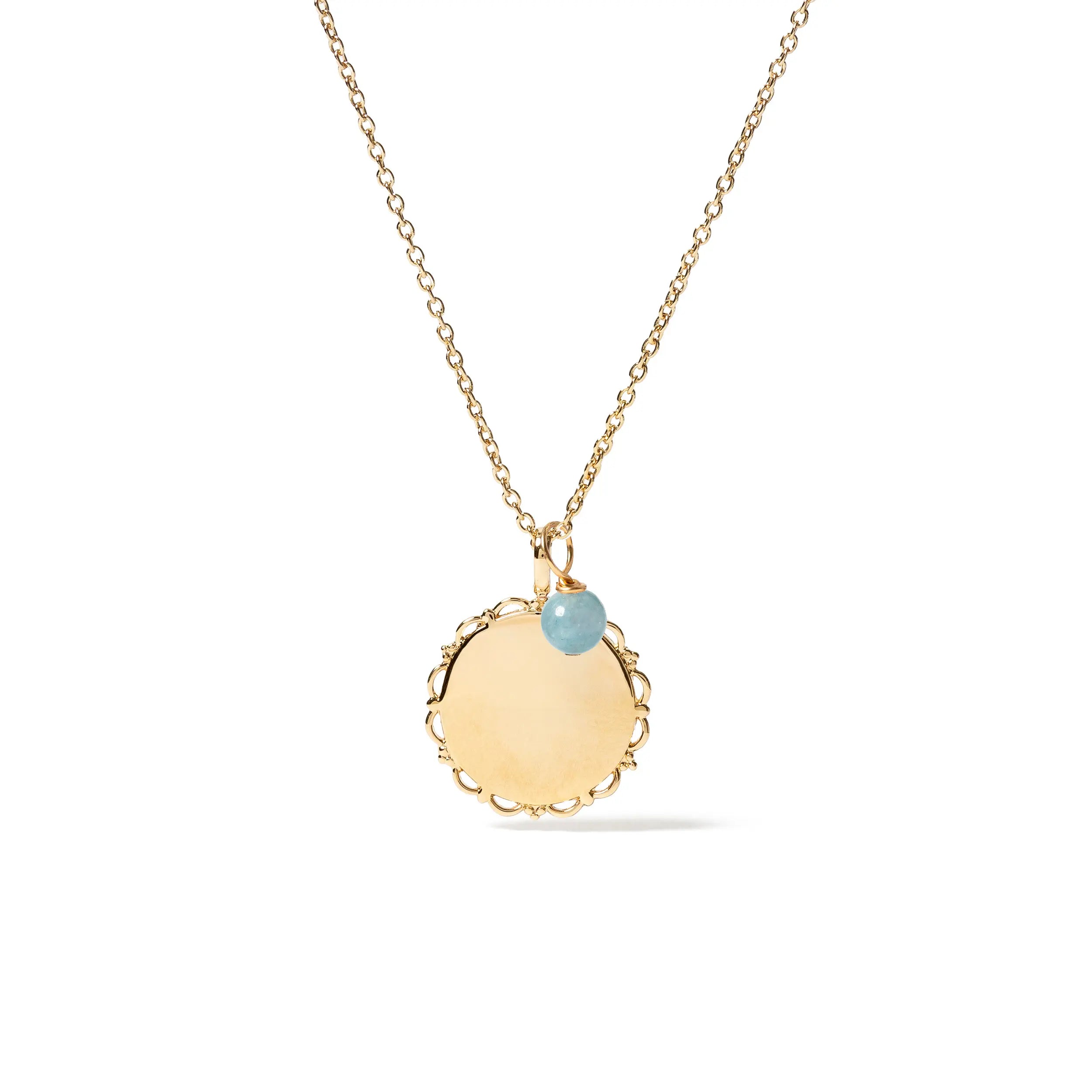 COLLAR MOMENTS STONE GOLDEN
