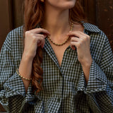 Collar RICE steel golden