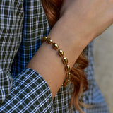 Pulsera Rice steel golden