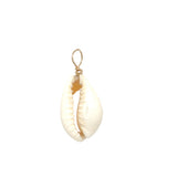 Colgante concha natural golden