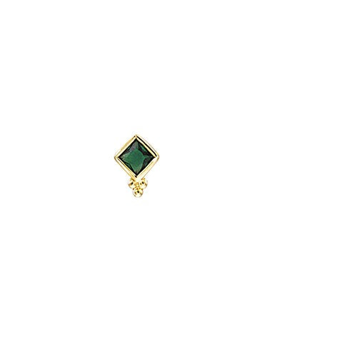 PENDIENTES GRACE GREEN GOLDEN