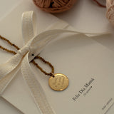 Collar Halia perso