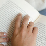 ANILLO ANOUCK WHITE GOLDEN