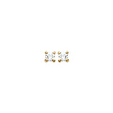Circonita 4mm golden 4 garras