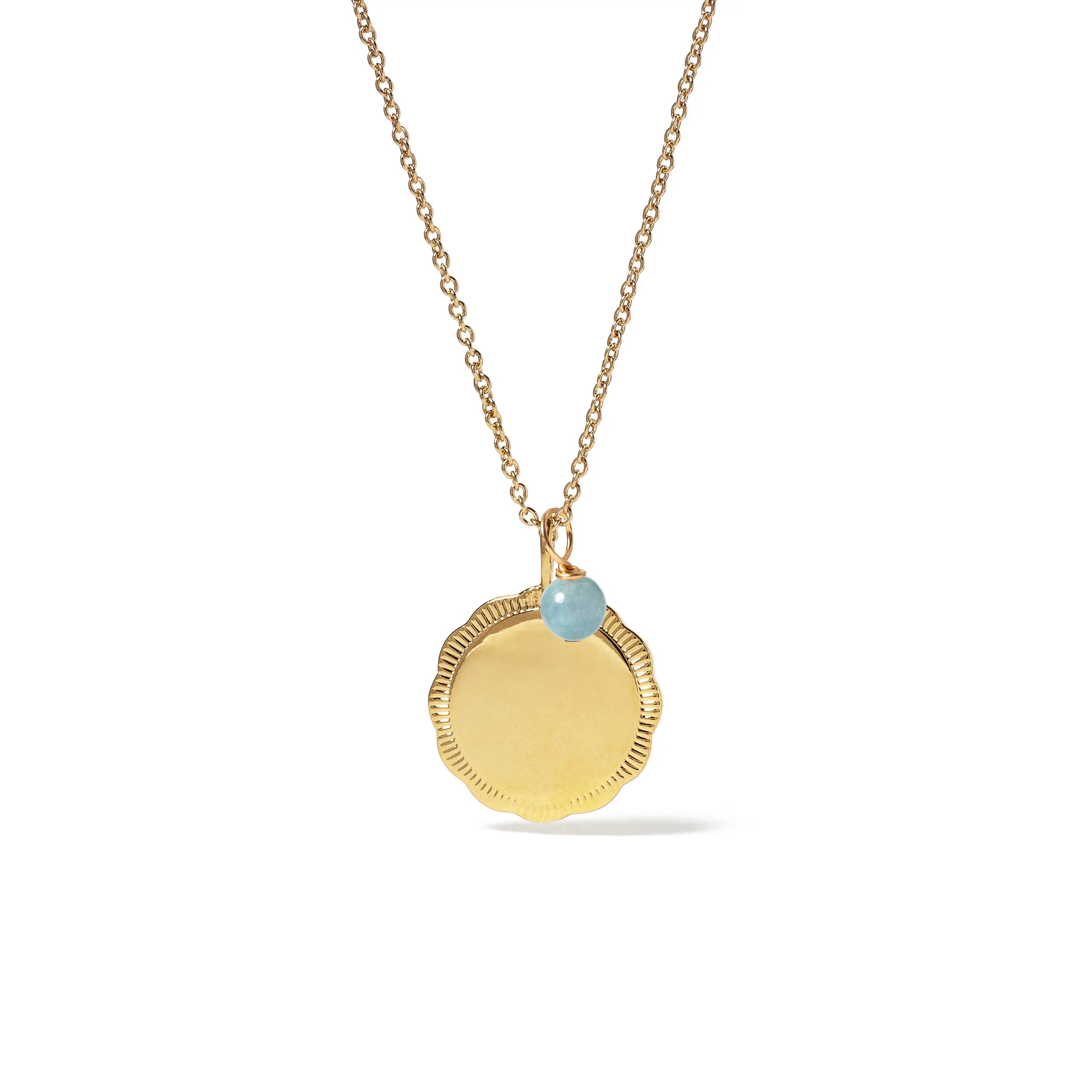 COLLAR LINA STONE 18MM GOLDEN