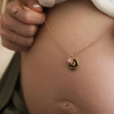 COLLAR MOMENTS STONE GOLDEN