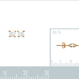 Circonita 4mm golden 4 garras