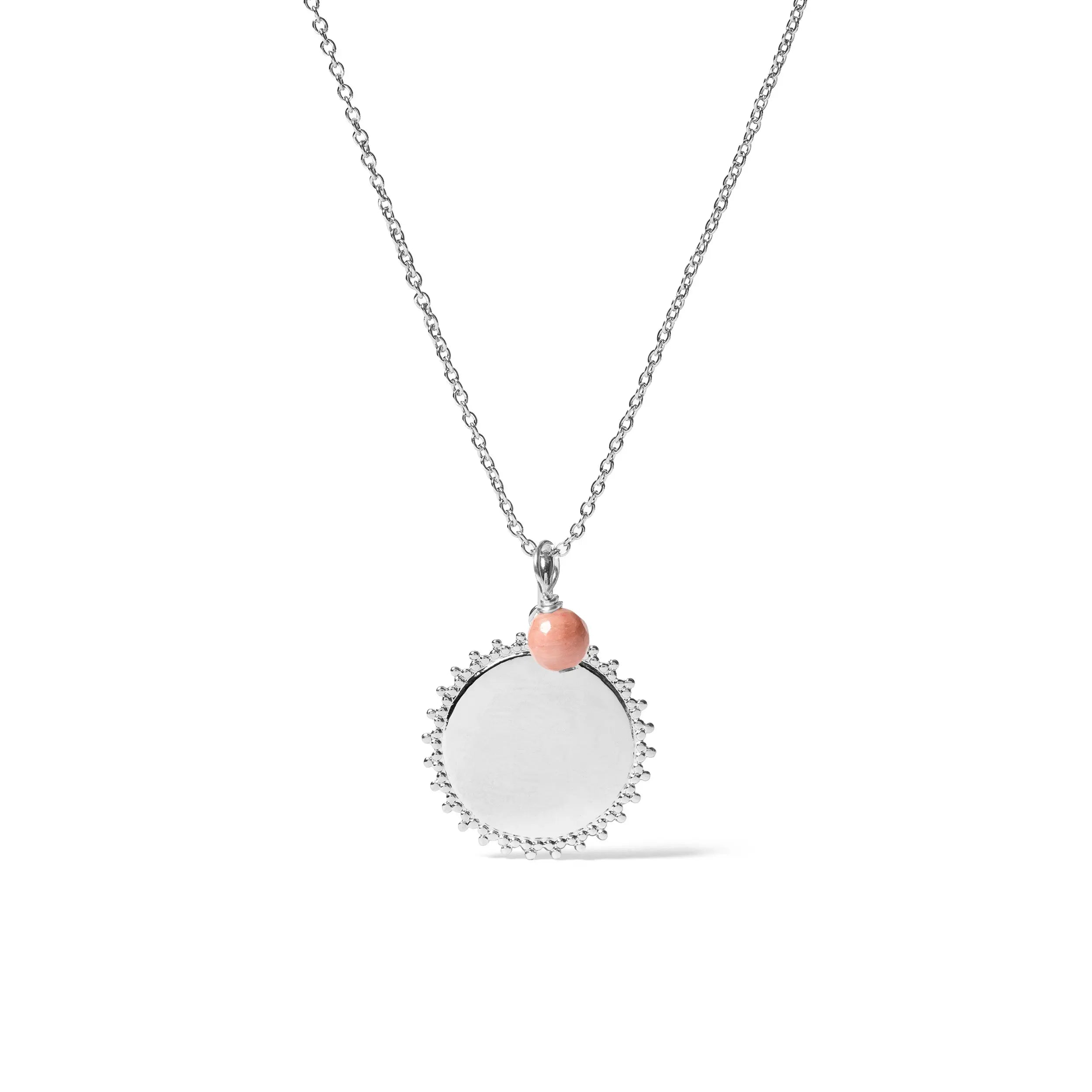 COLLAR ABRIL STONE SILVER