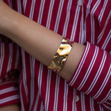 Brazalete Jona steel golden