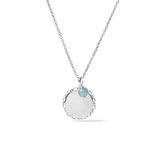 COLLAR MOMENTS STONE SILVER