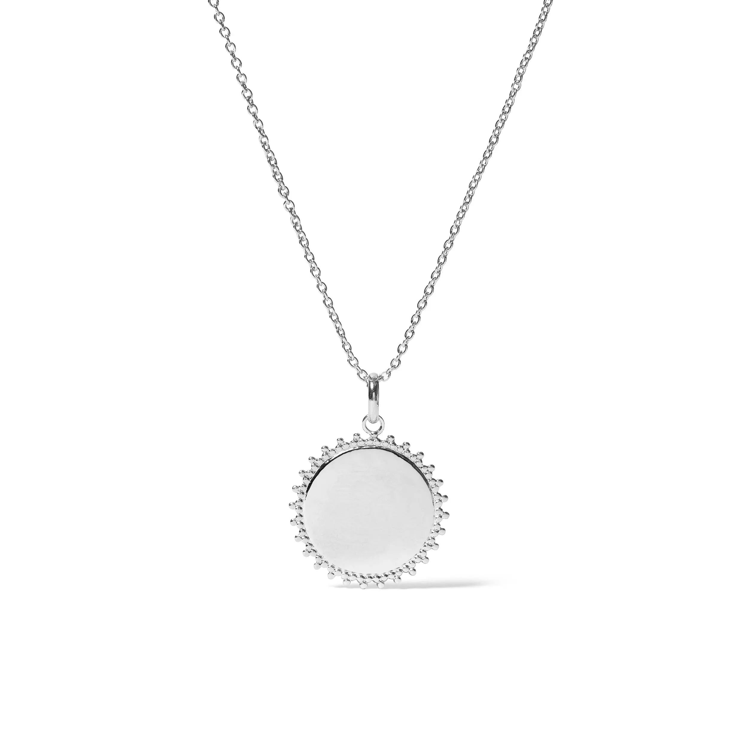 COLLAR ABRIL STONE SILVER