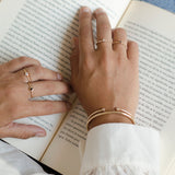 ANILLO ANOUCK WHITE GOLDEN