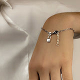 PULSERA PADLOCK SILVER
