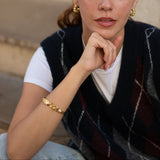 Brazalete ceres steel golden