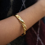 Brazalete ceres steel golden