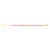PULSERA DUNE RODONITA GOLDEN