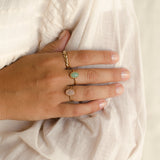 ANILLO CRIS AVENTURINA GOLDEN