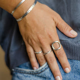ANILLO CUBIC BASIC SILVER