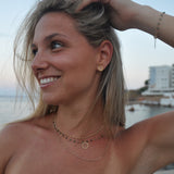 GARGANTILLA CHLOE ZOISITE GOLDEN