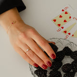 PULSERA COEUR ROUGE GOLDEN