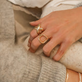 ANILLO CUBIC BASIC GOLDEN