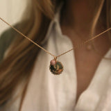COLLAR MOMENTS STONE GOLDEN