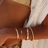 PULSERA ALTEA AVENTURINA GOLDEN