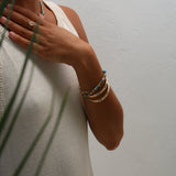 PULSERA BENISSA APATITA GOLDEN