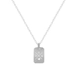 COLLAR RETRO M SILVER