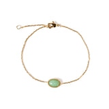 PULSERA CRIS AVENTURINA GOLDEN