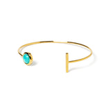 BRAZALETE AMAZONITA GOLDEN