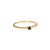 ANILLO ANOUCK BLACK GOLDEN