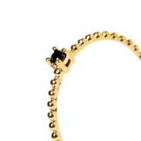 ANILLO ANOUCK BLACK GOLDEN
