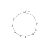 TOBILLERA BOLITAS SILVER