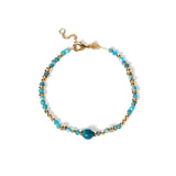 PULSERA BENISSA APATITA GOLDEN