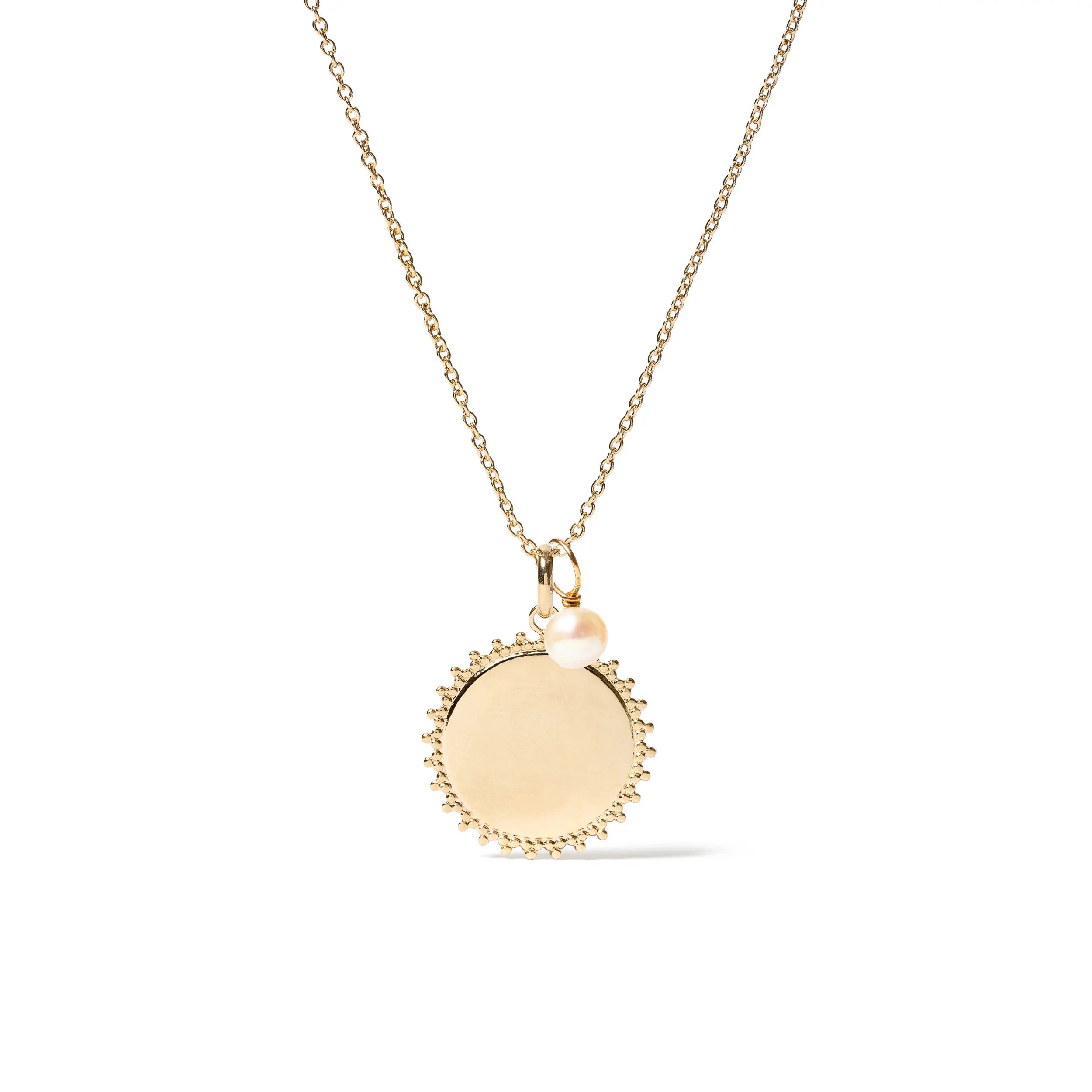 COLLAR ABRIL STONE GOLDEN