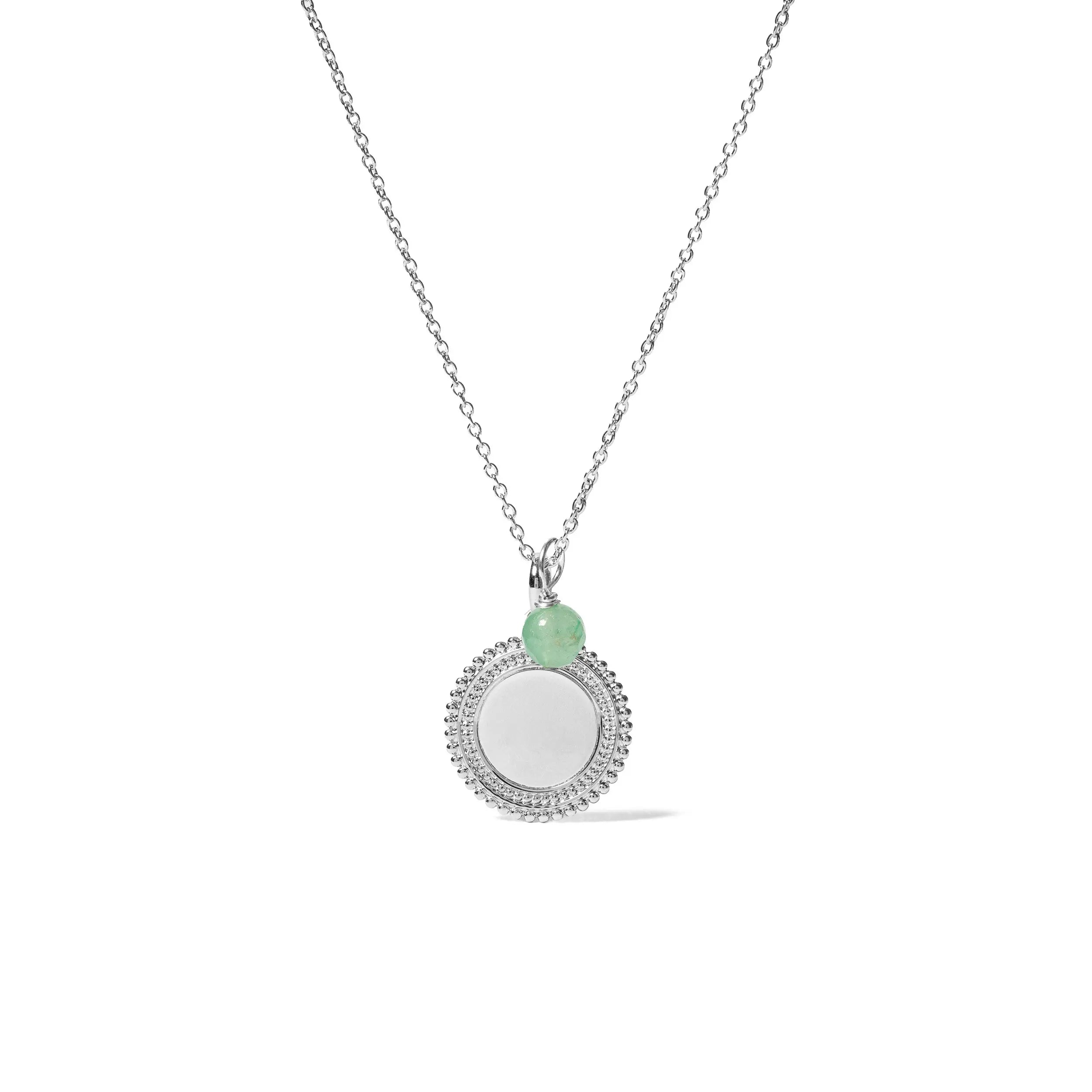 Collar sol stone silver